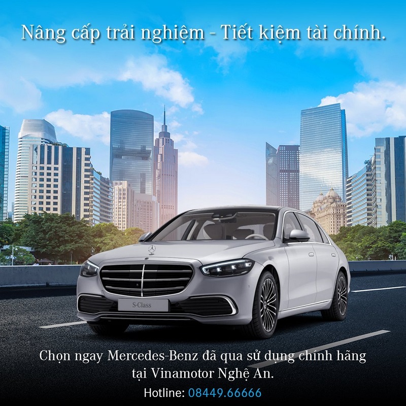 Mercedes-Benz Vinamotor Nghệ An - Trung tâm xe đã qua sử dụng chính hãng lớn nhất khu vực Bắc Trung Bộ